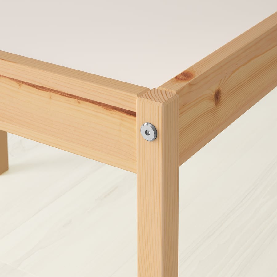 Mesa para niños con 2 sillas, blanco/pino