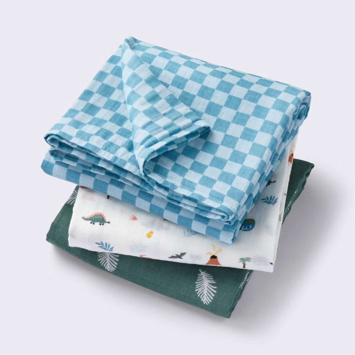 Mantas de Muselina 3 unidades cloudy island | Juguete Sensorial itzy travel