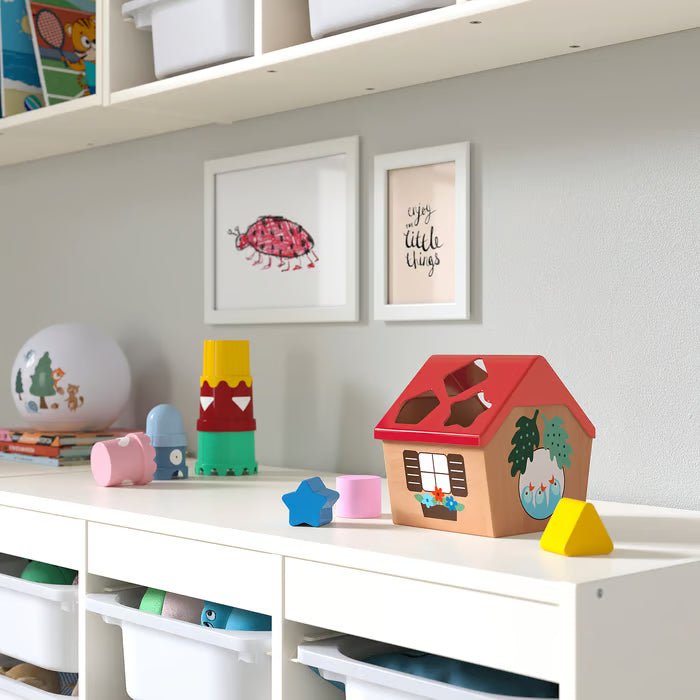 Clasificador de Formas | Multicolor Casita de madera