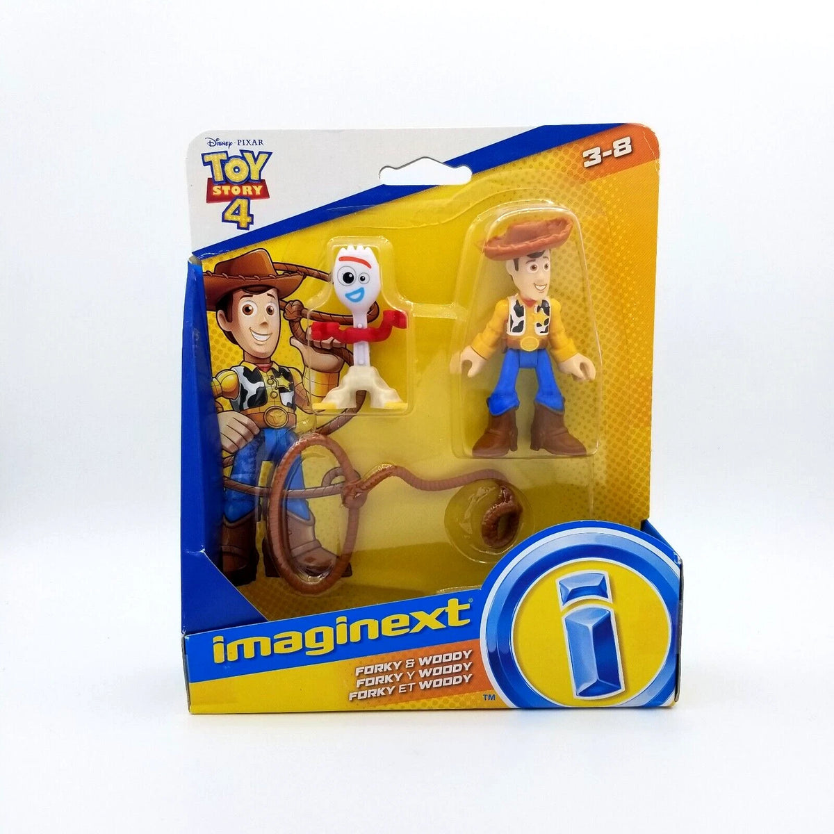 Toy Story 4: Pack de aventuras de Forky y Woody Fisher Price