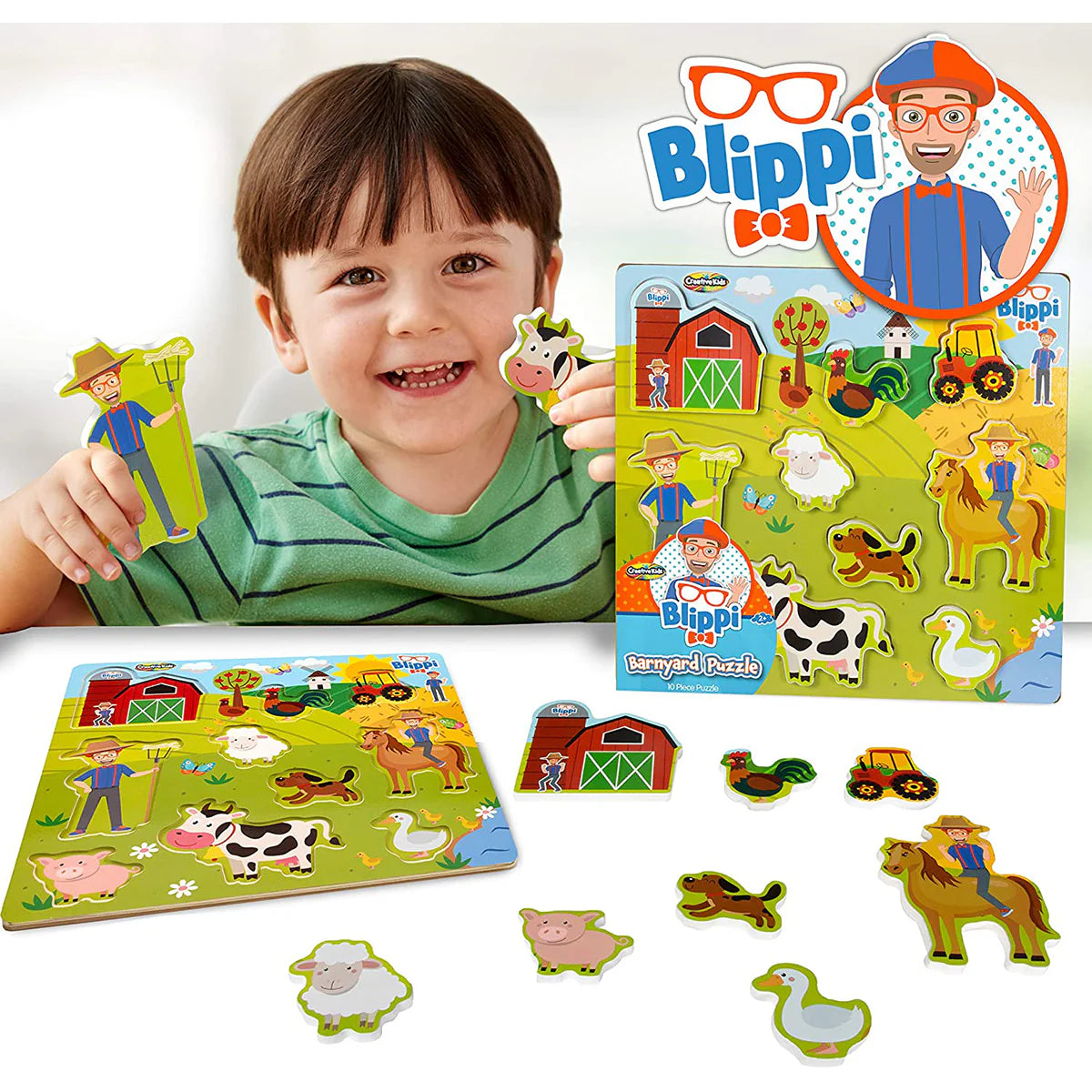 Rompecabezas de Blippi | 3 Opciones Diferentes | Creative Kids