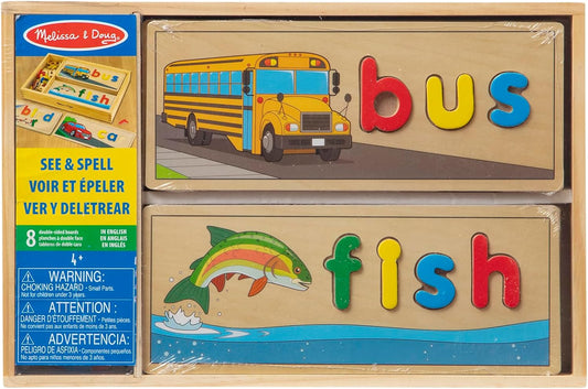 Melissa & Doug See & Spell / Rompecabezas de letras
