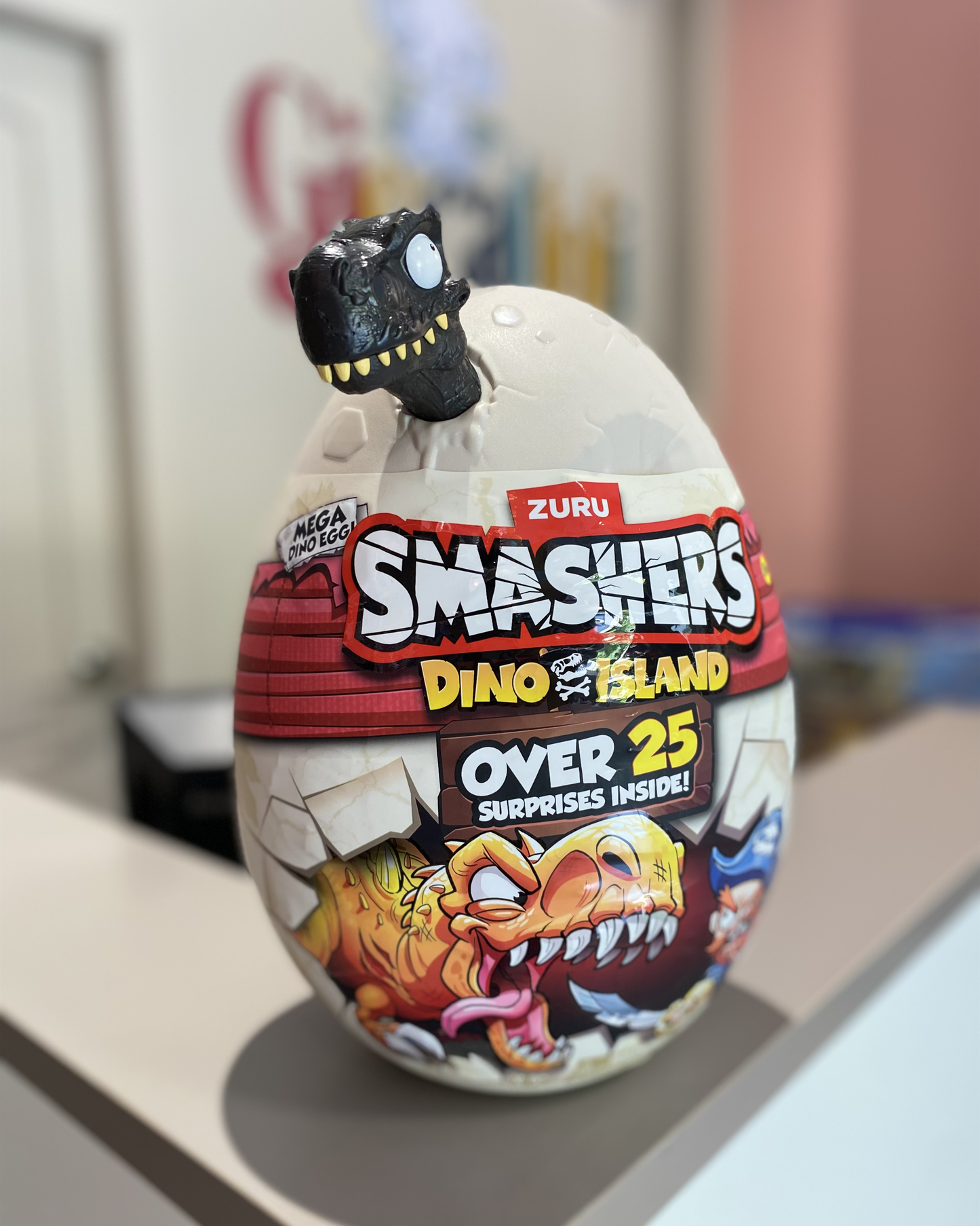 Smashers Dino Island Mega Huevo T-Rex Juguete de ZURU