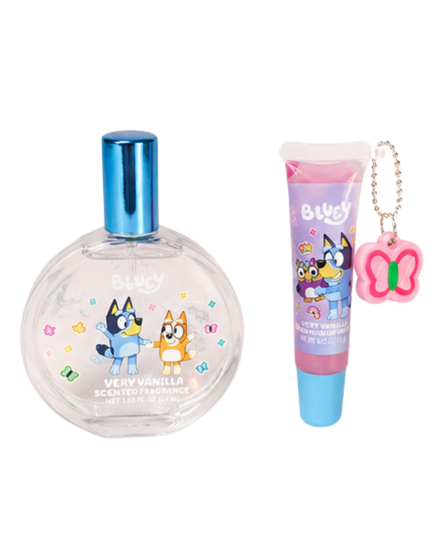 Set de Fragancia y Brillo Labial Bluey Very Vanilla
