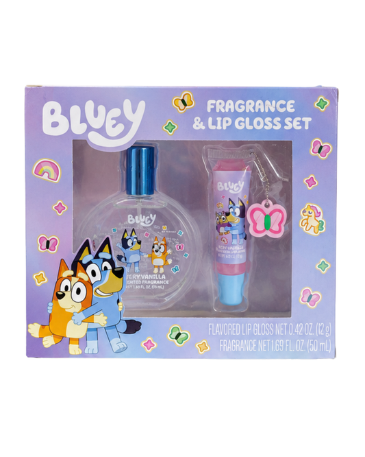 Set de Fragancia y Brillo Labial Bluey Very Vanilla