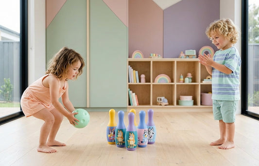 Bluey Juego de Bolos para Niños