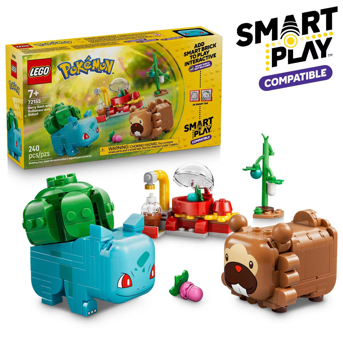 LEGO Pokémon SMART Play: Berry Bash with Bulbasaur and Bidoof