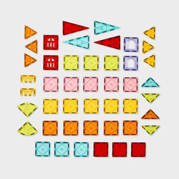 Magnetic Building Tiles Set 46pc - Gigglescape™