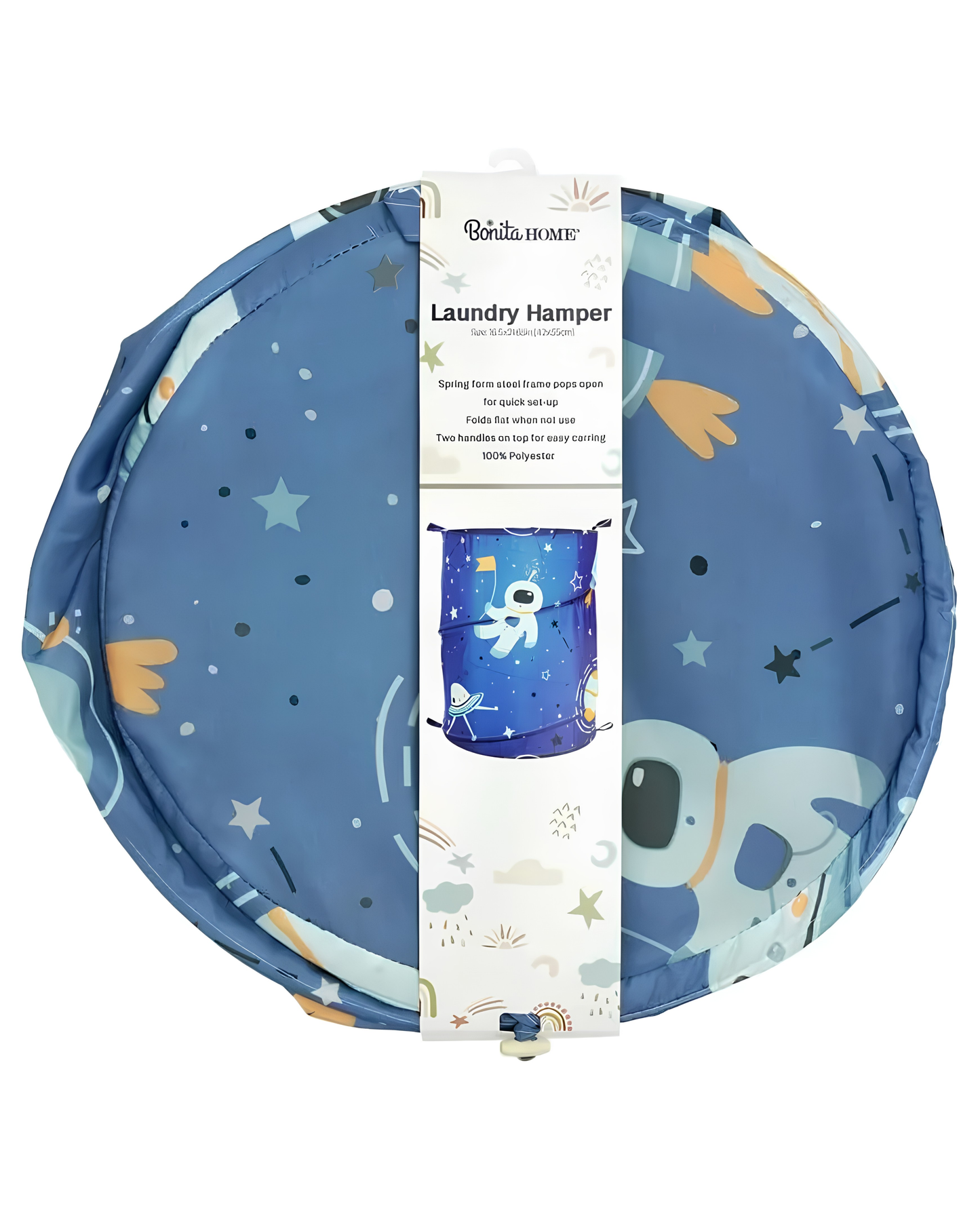 Cesta de Almacenamiento - Diseño Azul del Espacio