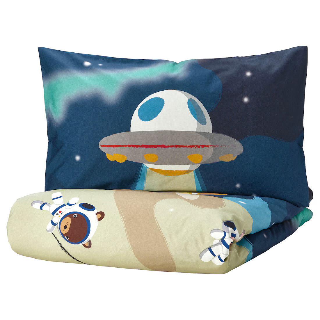 Juego de Sábanas/Cobertor de Planetas - Twin