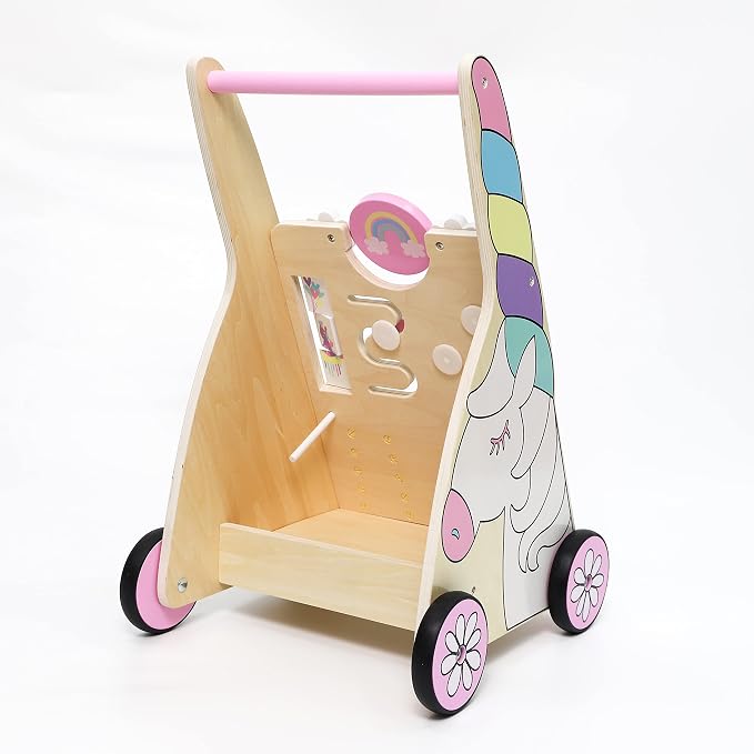 Andador para bebés con temática de unicornio