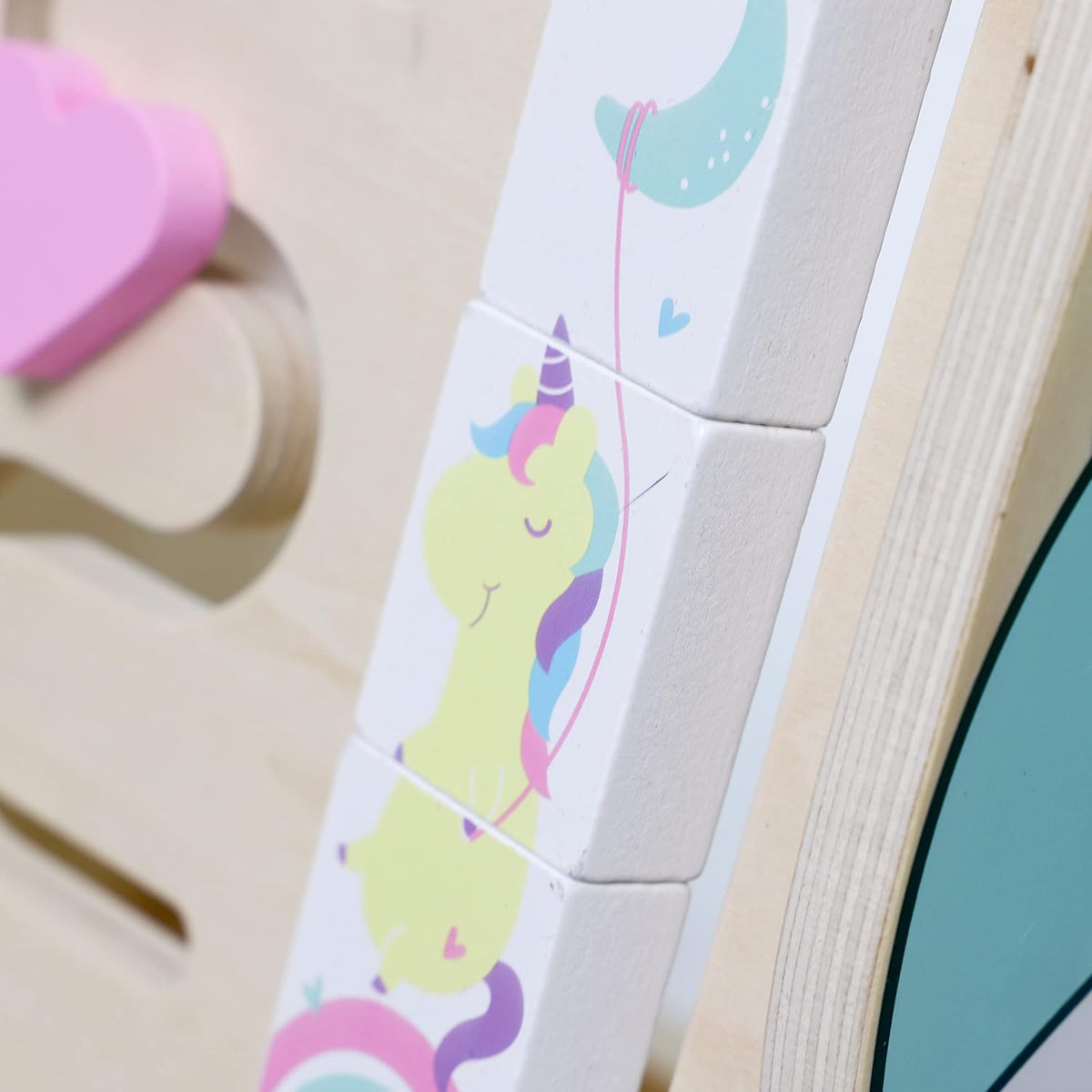 Andador para bebés con temática de unicornio