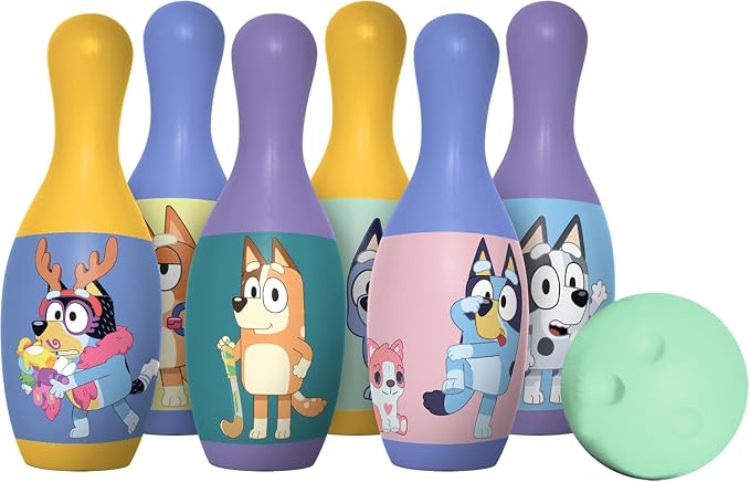 Bluey Juego de Bolos para Niños