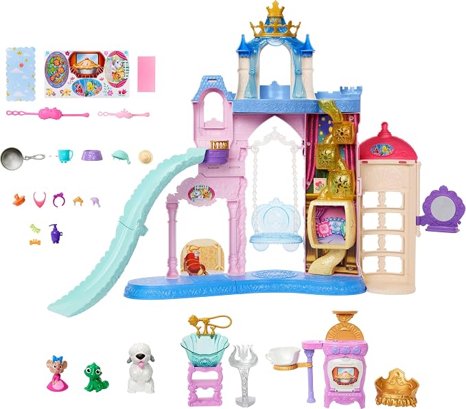 Castillo de mascotas de princesas Disney