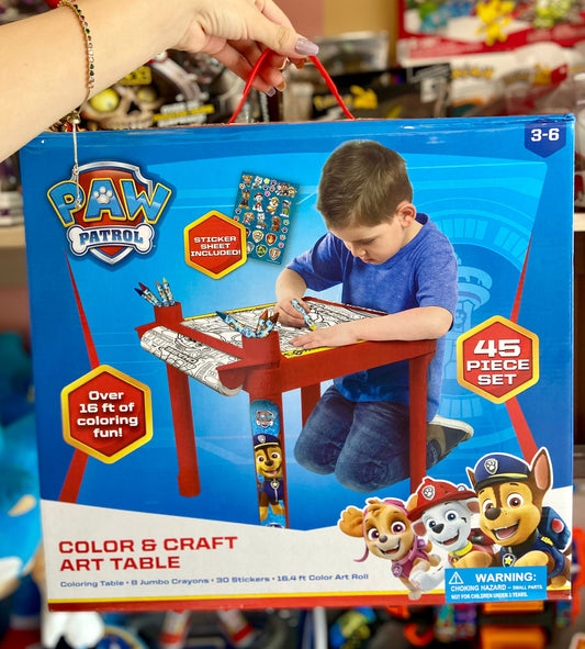 PAW PATROL - Mesa Para Colorear