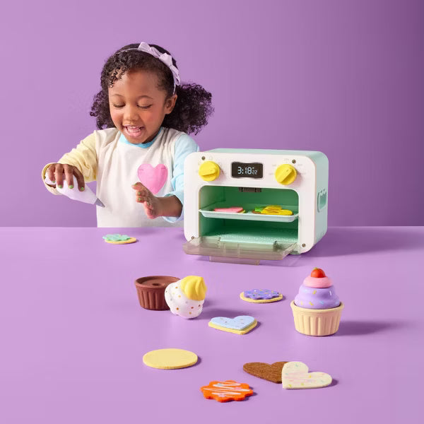 Set de comida de juguete con horno para galletas - Gigglescape™