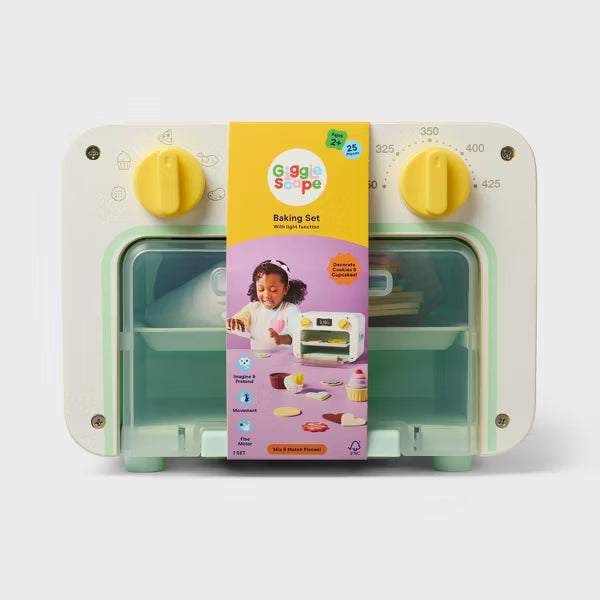 Set de comida de juguete con horno para galletas - Gigglescape™