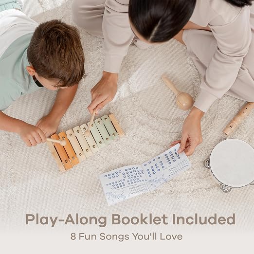 Juego de 4 instrumentos musicales infantiles Comfy Cubs