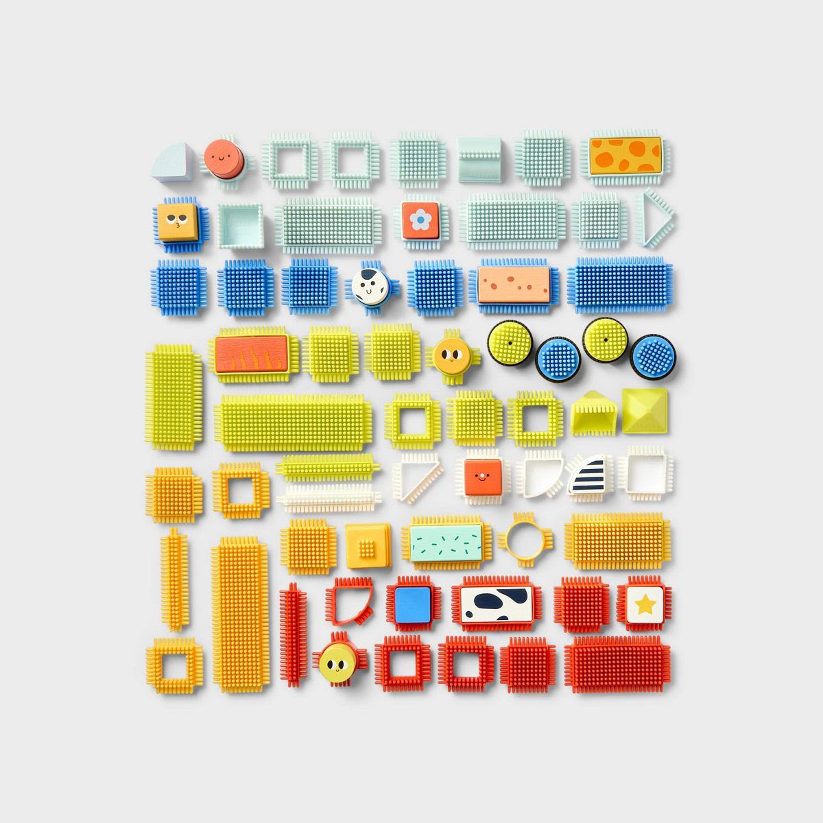 Juego de bloques de construcción - 80 piezas