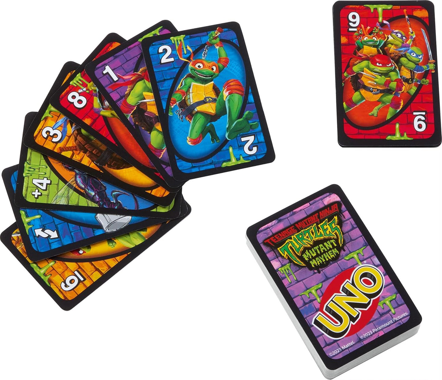 Juego de cartas uno - Teenage Mutant Turtles