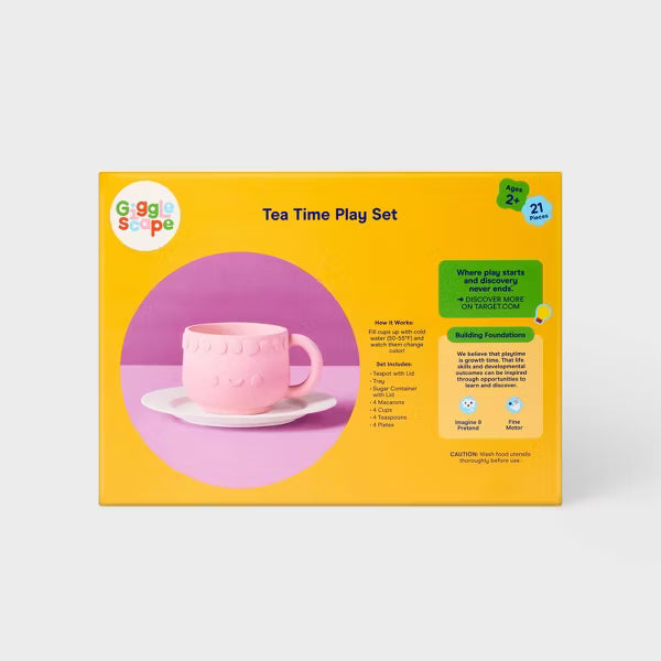 Juego de té de plástico - Gigglescape™