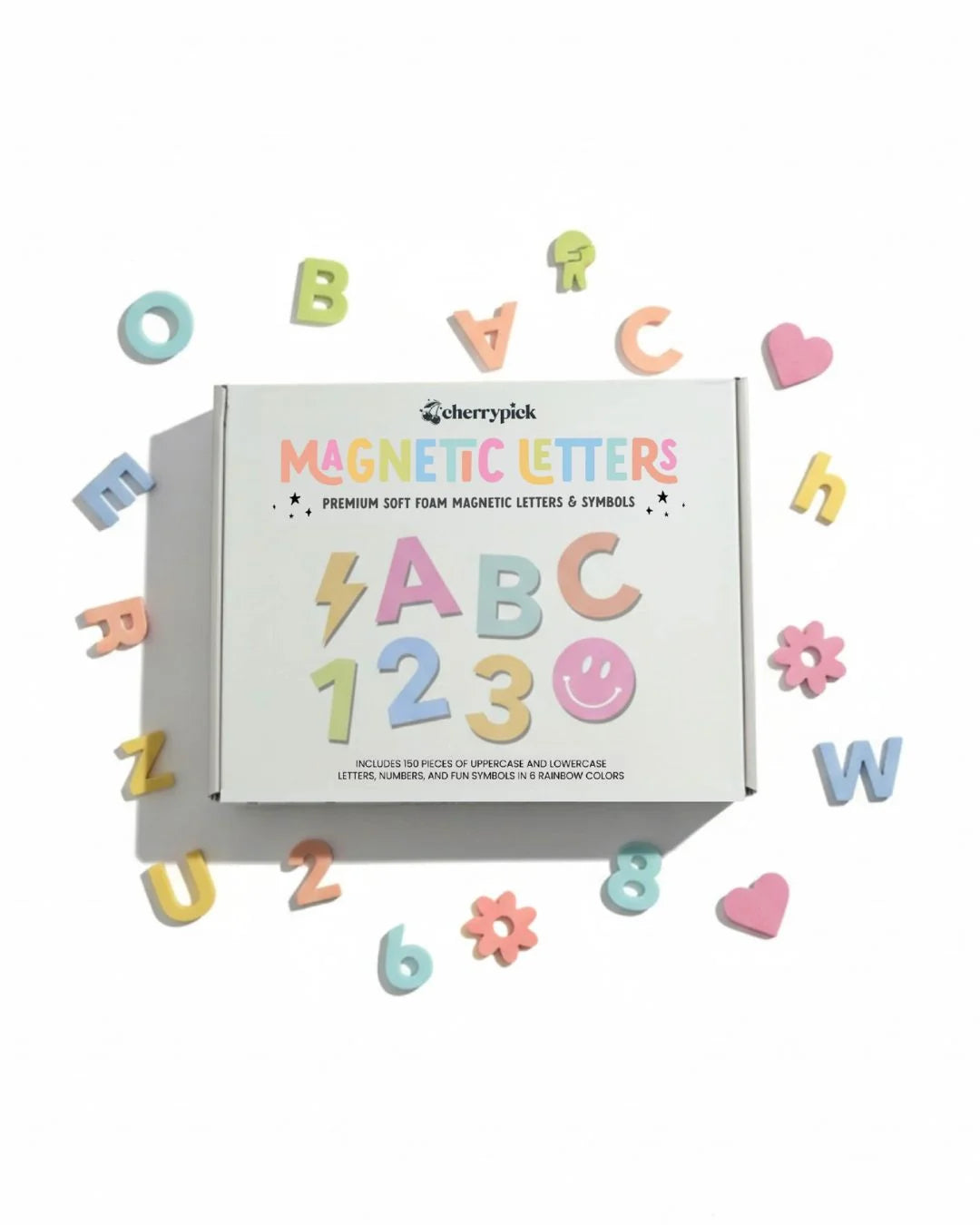 Juego de 150 Letras y Símbolos Magnéticos de Espuma Suave