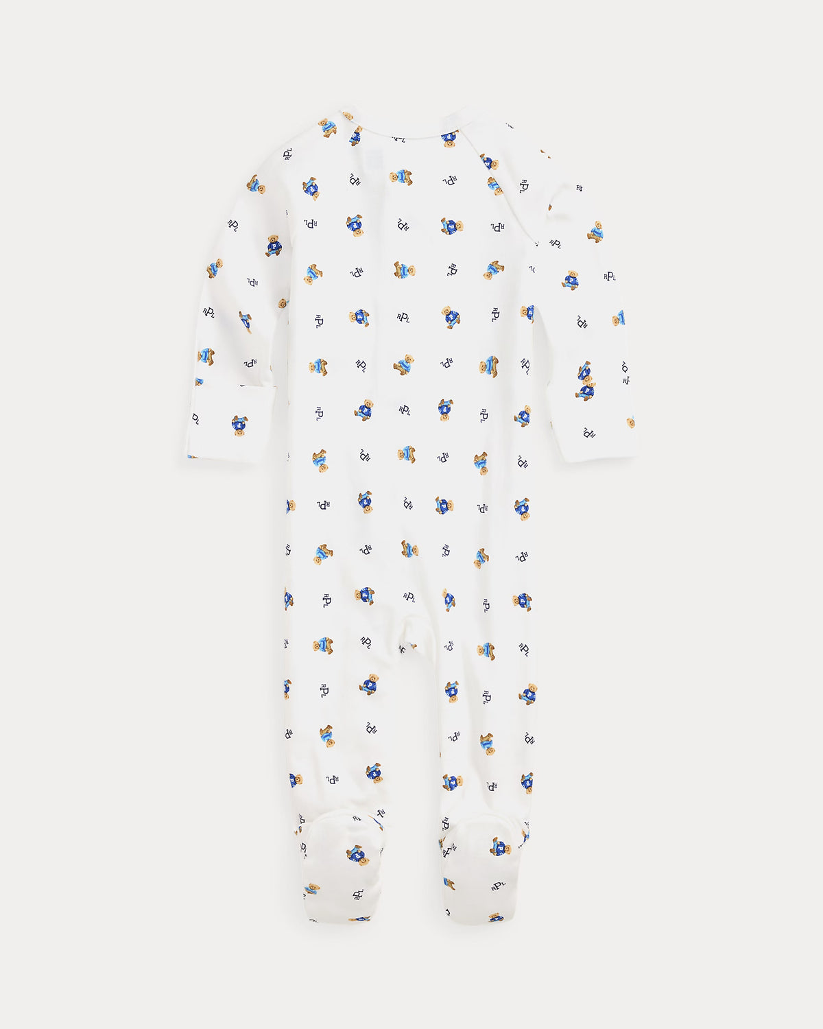 Mono y Babero de Algodón interlock | Polo Bear