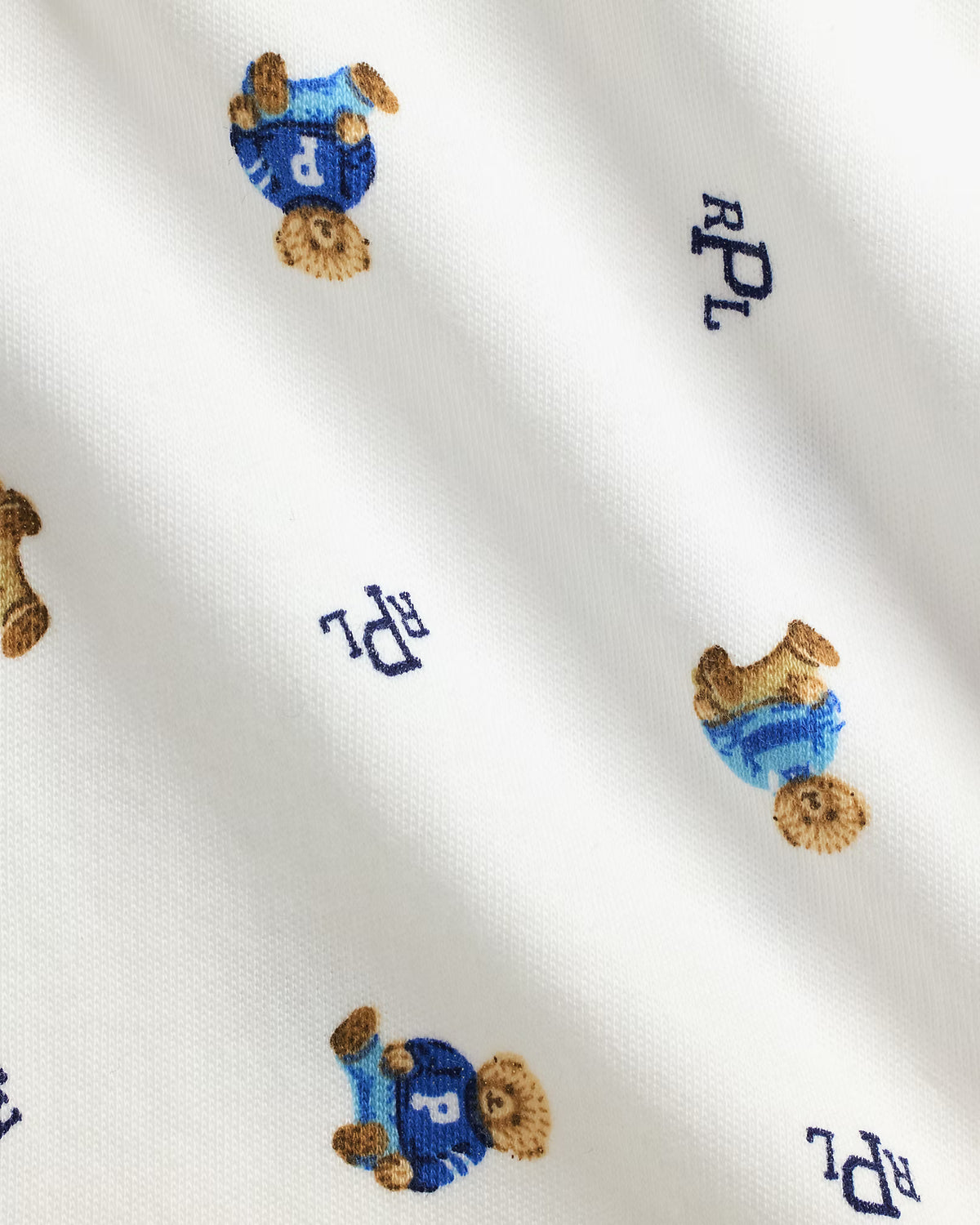 Mono y Babero de Algodón interlock | Polo Bear