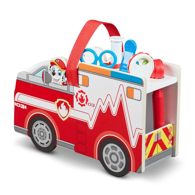 Carrito de Rescate de Madera de Marshall de PAW Patrol