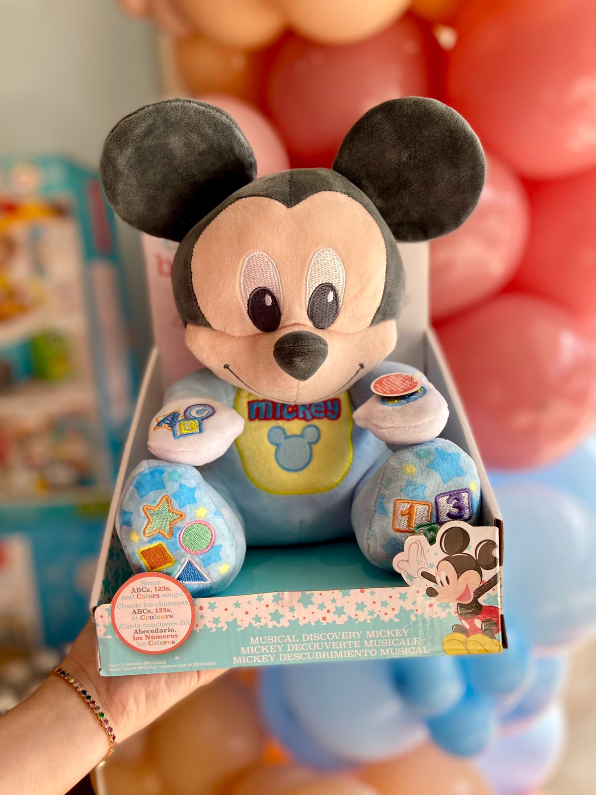 Peluche Musical e interactivo de Michey Mouse