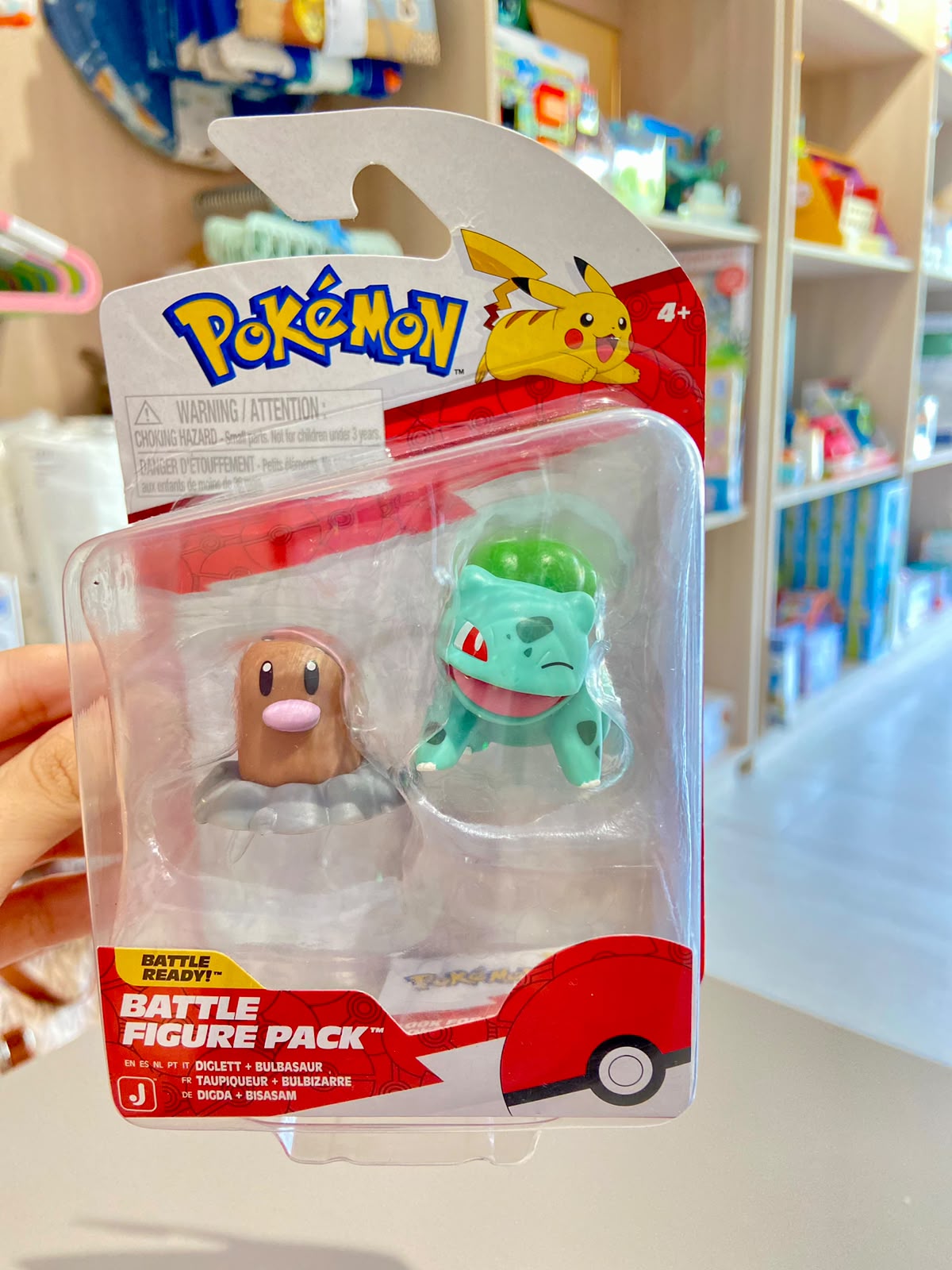 Pokemon Battle Figure Pack Diglett - Bulbasaur