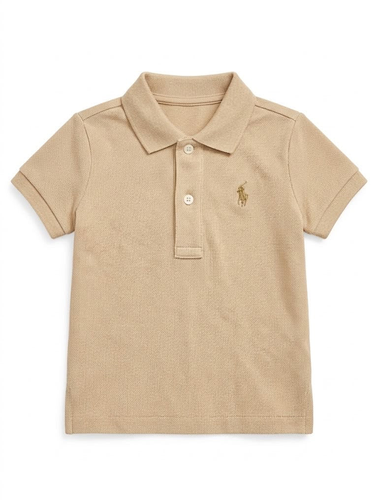 Camiseta Tipo Polo Color Caqui/Beige | Polo Ralph Lauren