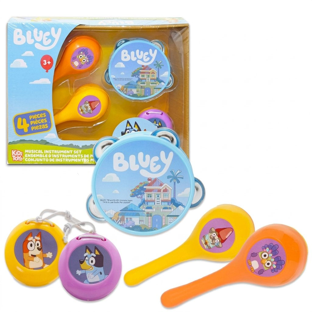 Juego de Instrumentos Musicales de 4 Piezas | Bluey