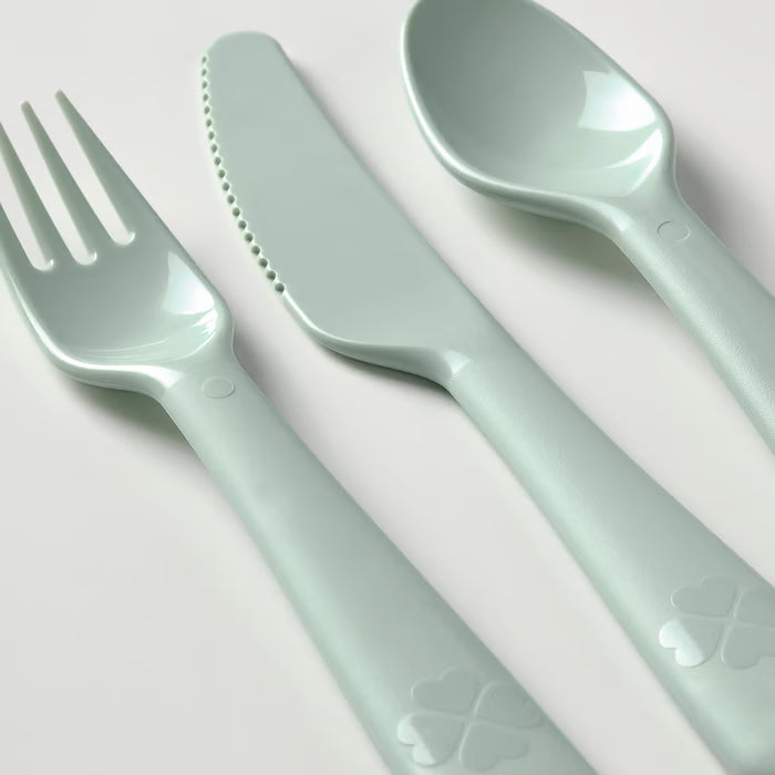 KALAS Cubertería, 18 piezas, colores variados