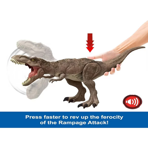 Tyrannosaurus Rex de Mattel Jurassic World All-Out Attack