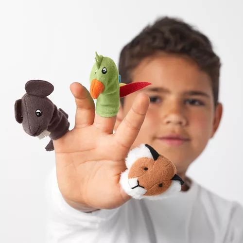 Títeres de dedo/Figuras de Animales